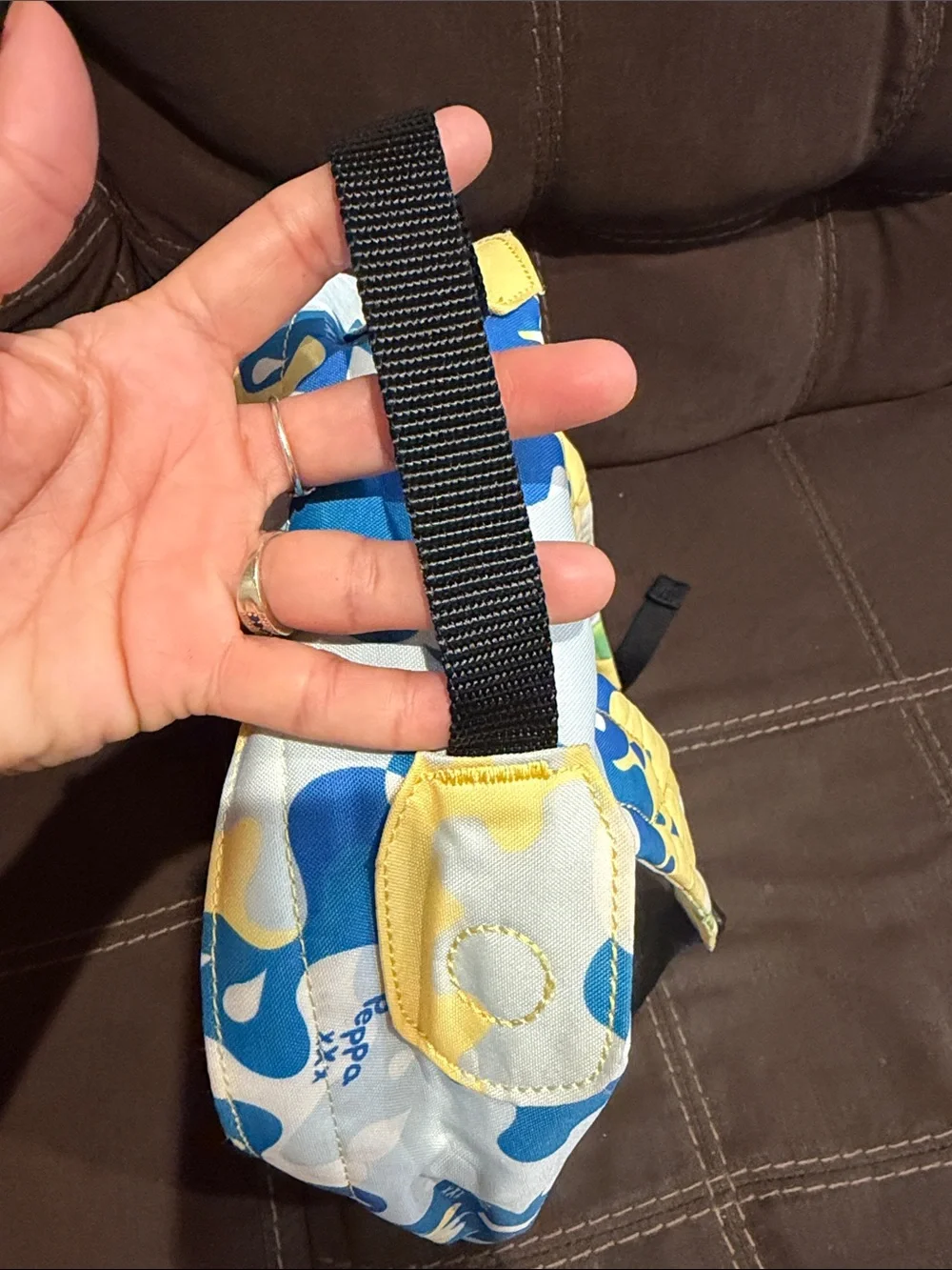 Hunter Kids Yellow & Blue Peppa Pig Rain Backpack